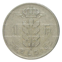 Монета 1 франк 1952 года Бельгия  Надпись на фламандском (BELGIE)