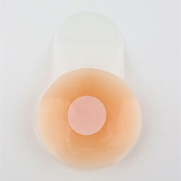 Цена за 3 шт. Стикини многоразовые, с подтяжкой, d=6.5 см, бежевые