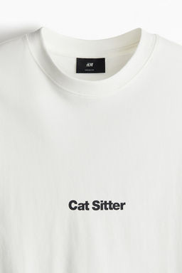 Camiseta con estampado Loose Fit - H&m фото 5