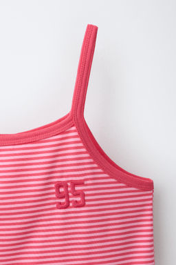 CONJUNTO CAMISETA Y BERMUDA RAYAS / Rosa - Zara фото 6