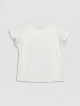 Bisiklet Yaka Gabbys Dollhouse Bask?l? K?z ?ocuk Ti??rt