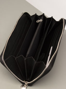 LACCOMA кошелек LA-1129-черный натуральная кожа  фото 4
