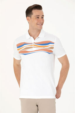 Мужская оранжевая футболка - U.s. polo assn фото 10