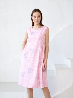 Сарафан хлопок 100%,розово-белый - Binita фото 4