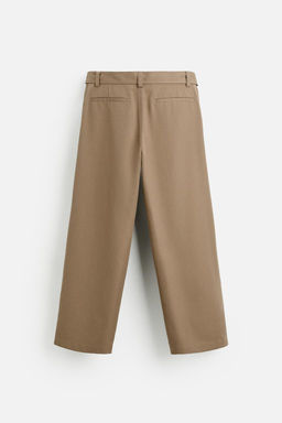 BELTED PLEATED TROUSERS - Zara фото 25