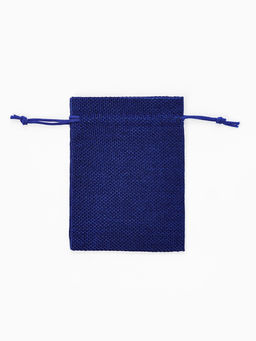 Набор мешочков подарочных 50 шт. «Льняной» 9×12×0.1 см, синий