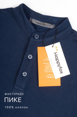 Футболка-поло с коротким рукавом для мальчика Happyfox