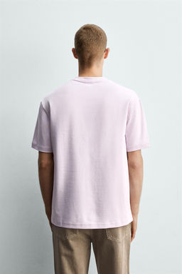 CAMISETA RELAXED FIT INTERLOCK /04 / Rosa / Lila
