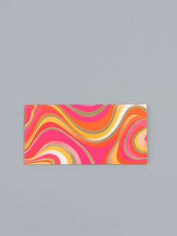 Цена за 5 шт. Конверт для денег «Орнамент», розовый, 16,5 х 8 см