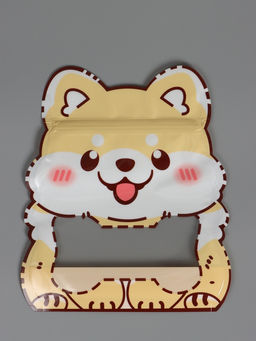 Цена за 50 шт. Пакет подарочный, "Корги", с zip-lock застежкой, 17x20+3см