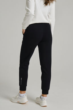 Брюки трикотажные удлиненные Черный