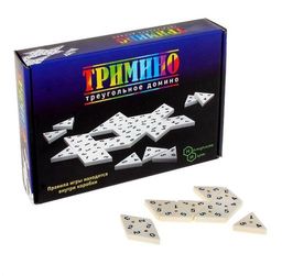 Игра "Тримино" (треугольное домино) арт.7059 /14