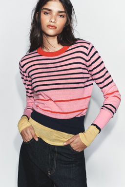 STRIPED KNIT JUMPER - Zara фото 8