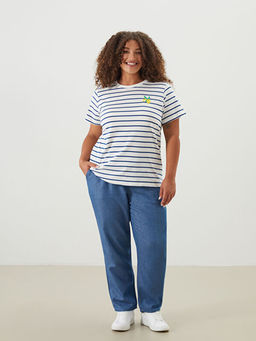 Beli Lastikli Carrot Fit Kad?n Jean Pantolon