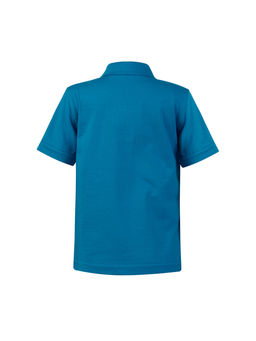 Футболка поло детская бирюза 659 (134, 68)