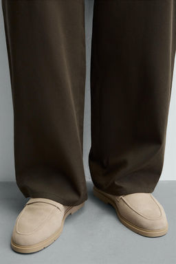 CASUAL LEATHER LOAFERS - Zara фото 3