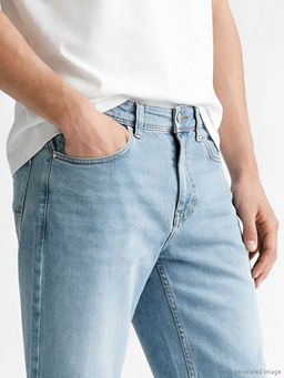 Джинсовые шорты мужские Slim Fit