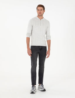 Siyah Slim Fit Jean Pantolon