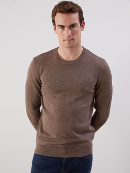 Bisiklet Yaka Basic Erkek Triko Kazak