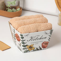 Набор полотенец Этель This Kitchen 35х50 см - 3 шт, 100% хл, махра 340 г/м2