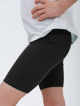 Велосипедки садик, черный, х/б 95% лайкра 5% - 5+ фото 2