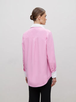Рубашка прямого кроя B2941/petal - Emka фото 4