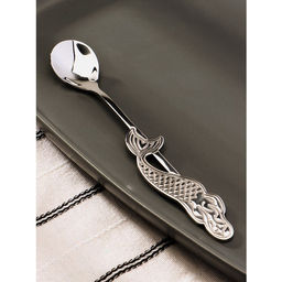 Ложка десертная из нержавеющей стали Magistro Русалочка, длина 16 см, цвет серебряный