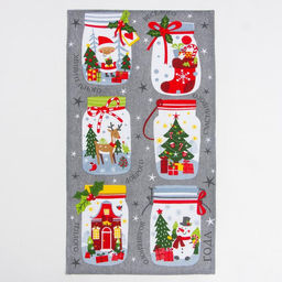 Набор кухонных полотенец Доляна Волшебство 35х60см-4шт, 100% хл  фото 4