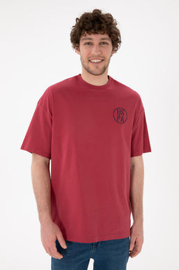 Erkek Oversize Fit Bisiklet Yaka Vi_ne Ti__rt Sepette S_rpriz _ndirim - U.s. polo assn фото 4
