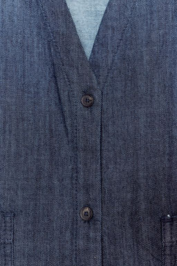 ZARA WOMAN COLLECTION RELAXED DENIM SHIRT