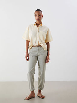 Beli Kemerli Carrot Fit Kad?n Jean Pantolon