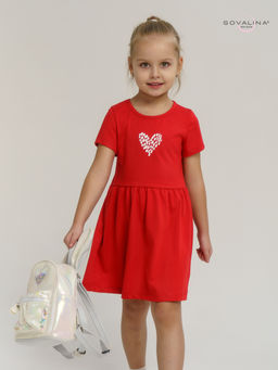 Платье Лето красный-лав - Sovalina фото 7