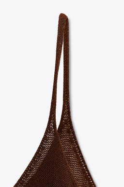 KNITTED STRAPPY TOP - Zara фото 21