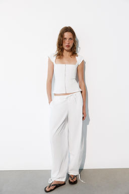 TOP CORSETERO STRETCH / Blanco