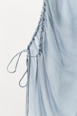 SEMI-SHEER DRAPED TOP - Zara фото 5