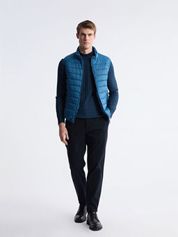 Standart Kal?p Dik Yaka Erkek ?i?me Yelek