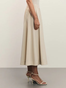 Миди юбка из тенселя / Zarina  фото 4