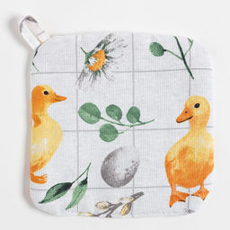 Прихватка Доляна Duckling 19х19 см, 100% хлопок, ватин 250 г/м2  фото 7
