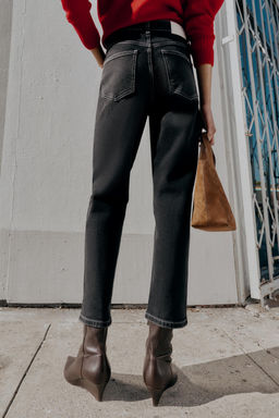 Z.01 HIGH-WAIST MOM FIT JEANS - Zara фото 6