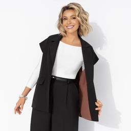 Жилет оверсайз, Слишком модно (black) - Charutti фото 6