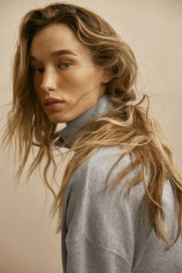 Jersey oversize con media cremallera - H&m фото 5