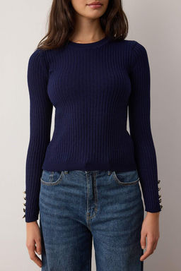 Siyah-Tas Bisiklet Yaka Sac Orgu Ikili Paket Triko Kazak TWOAW26KZ00188 - Trendyolmilla фото 19