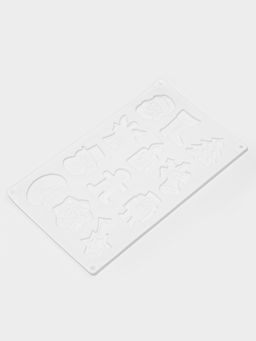 Форма для кондитерских украшений Доляна Новый год, 29.3?17.3 см, 12 ячеек, силикон