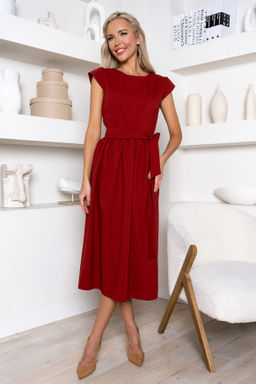 Платье Open Style 6138 бордовый