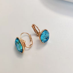 Серьги с кристаллами Swarovski