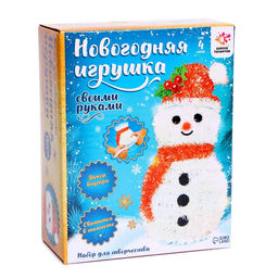 Новогодний подарок Ночник. Снеговик, украшение своими руками