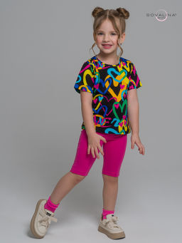 Костюм Актив яркие сердца-фуксия - Sovalina фото 15