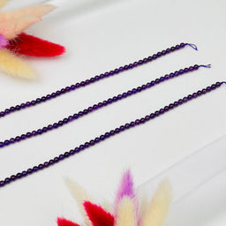 Бусины для украшений из Аметиста (90 бусин)