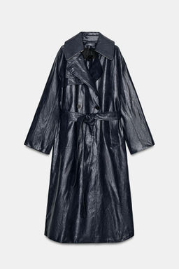 OVERSIZE LEATHER EFFECT TRENCH COAT ZW COLLECTION - Zara фото 6