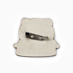 Цена за 20 шт. Значки деревянные Самые невероятные значки в шоубоксе, 20 шт.